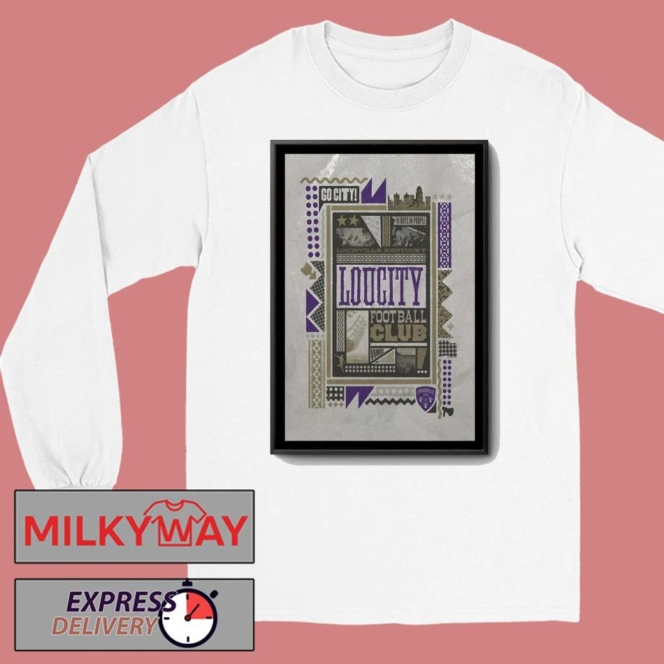 Louisville, Kentucky LouCity Football Club Poster shirt