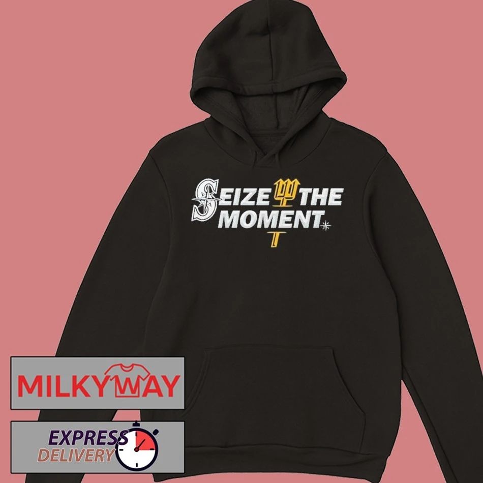 Mariners “Seize The Moment” Special Black Shirt