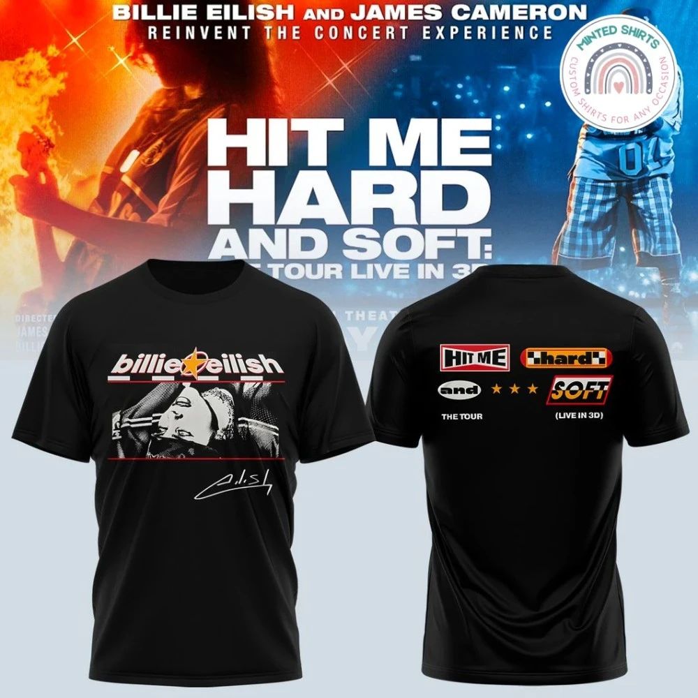 Billie Eilish Hit Me Hard and Soft The Tour 2026 Shirt