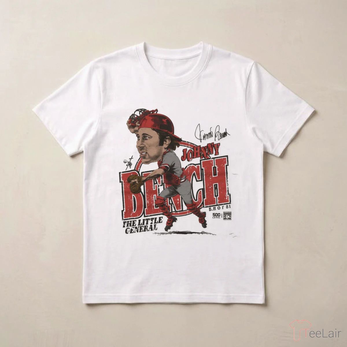 Johnny Bench Cincinnati Bruce Stark Collection Shirt