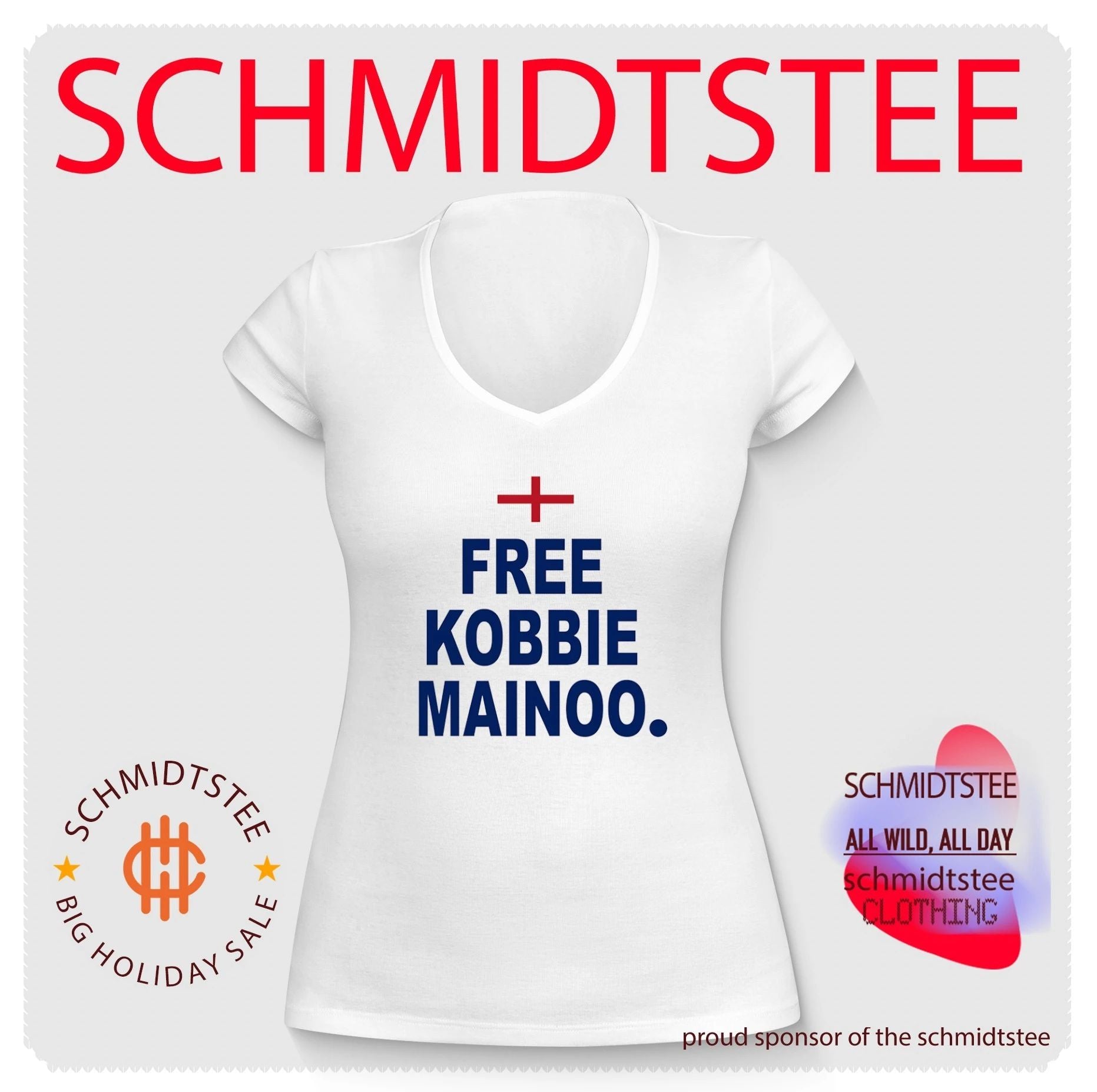 Free Kobbie Mainoo England National Football Team shirt