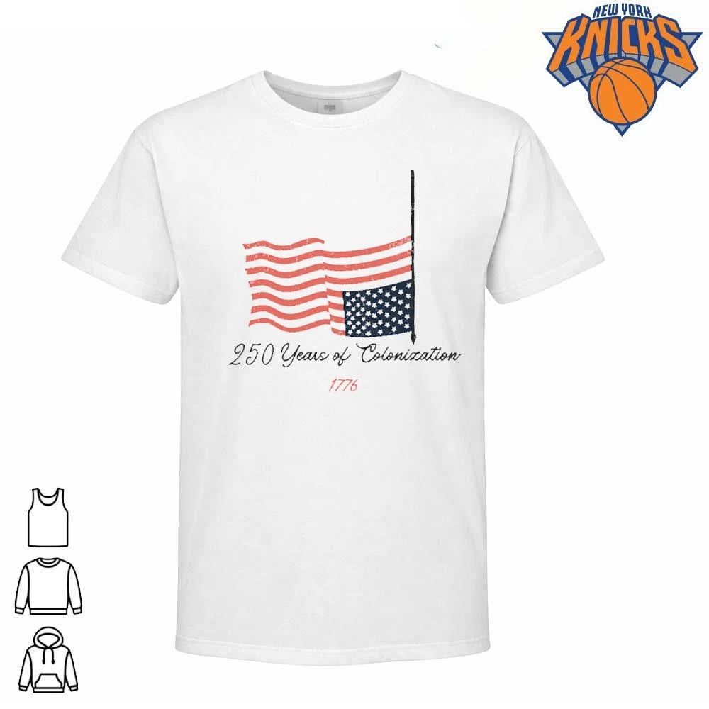 Vintage Upside Down American Flag 250 Years of Colonization 1776 shirt