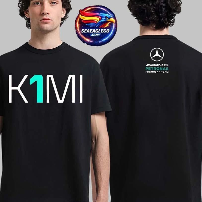 Kimi Antonelli F1 Mercedes AMG Petronas First F1 Grand Prix Win K1MI Two Sided Shirt