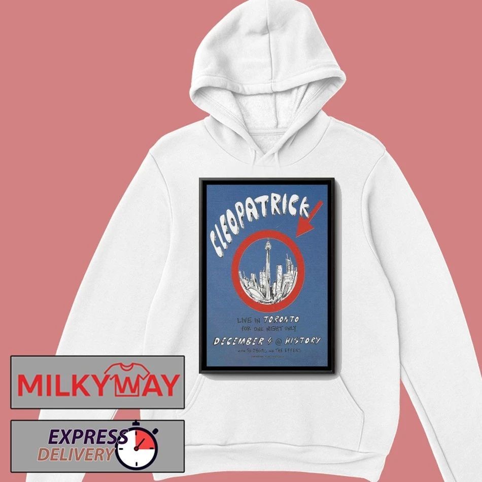 Cleopatrick December 4 2025 Show Toronto ON Poster shirt