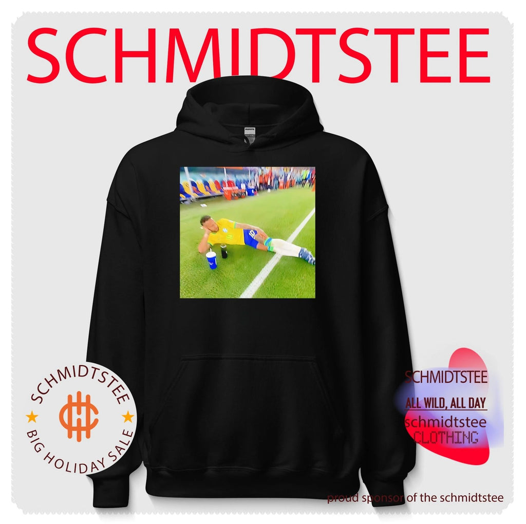 Neymar Jr chilling on pitch World Cup 2026 meme shirt