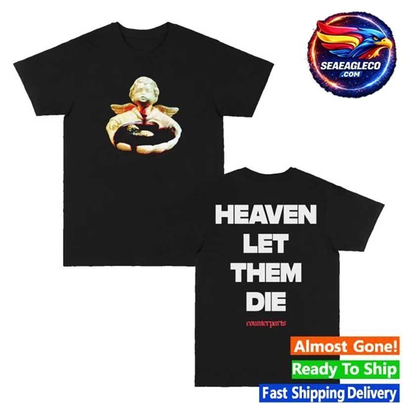 Heavenletthemdie Heaven Let Them Die Black Two Sided Shirt
