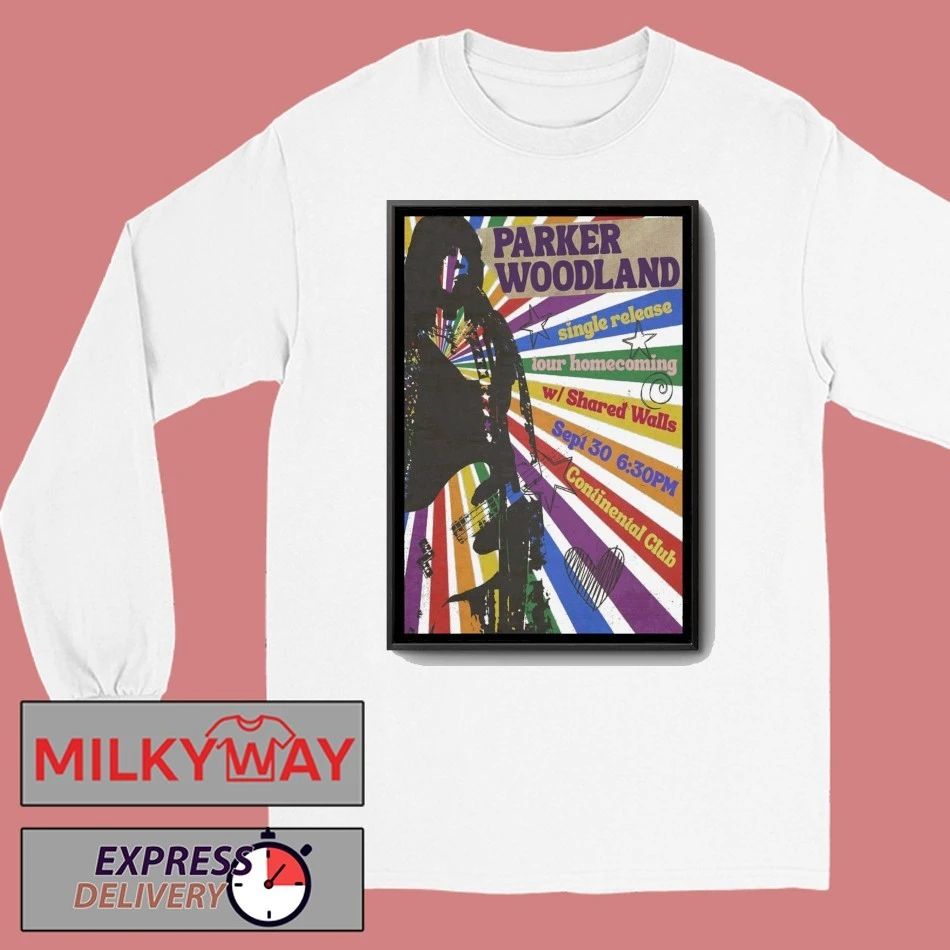 Parker Woodland Continental Club Austin Sept 30 2025 Poster shirt
