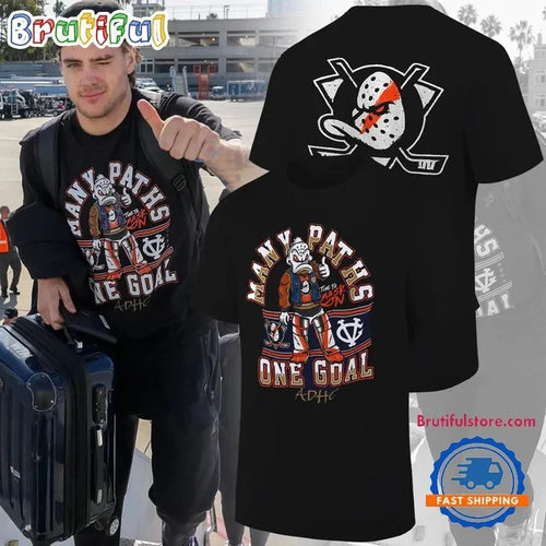Anaheim Ducks Many Paths One Goal 2 Side Shirt