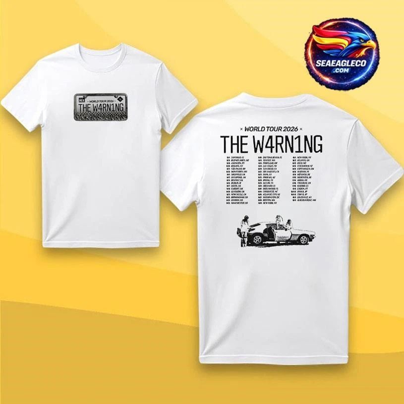 The Warning World Tour 2026 Two Sided Shirt