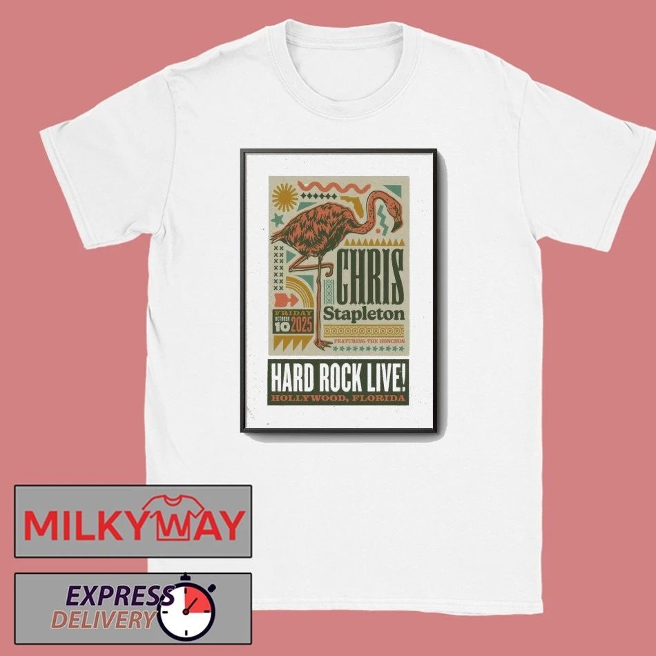 Chris Stapleton October 10 2025 Hollywood FL Poster shirt