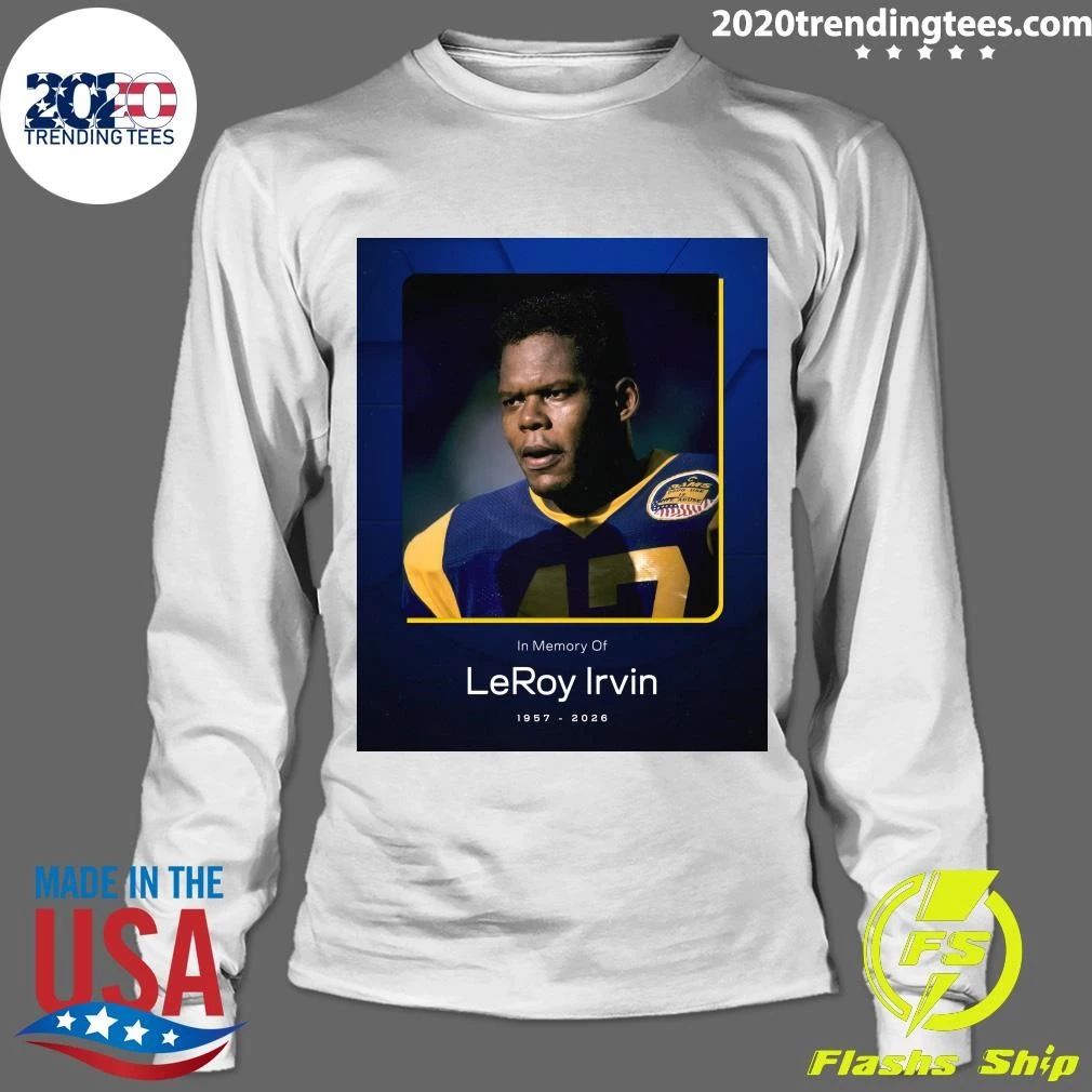 In Memory Of LeRoy Irvin 1957-2026 Shirt