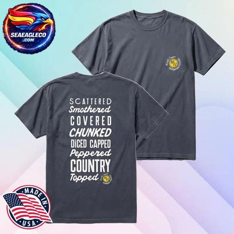 Waffle House Hashbrown Two Sided Shirt