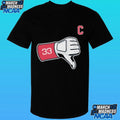 Hunter Gaddis Cleveland Guardians Thumbs Down Shirt