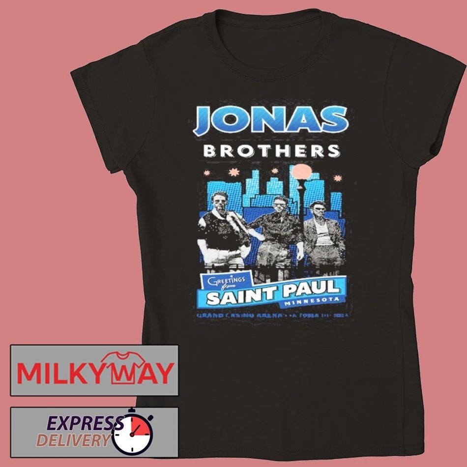Jonas Brothers Setlist at Grand Casino Arena, St. Paul Oct 10 2025 shirt