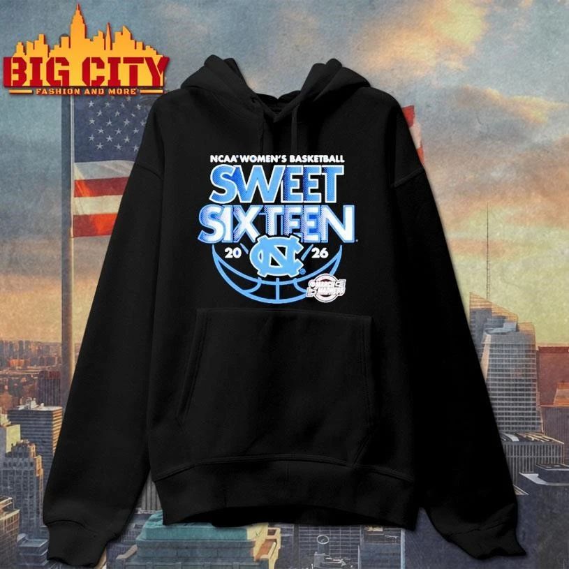 UNC Women’s Basketball 2026 NCAA March Madness Sweet Sixteen College Shirt