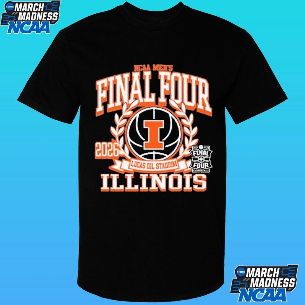 Illinois Illini Final Four 2026 Men’s Basketball Lucas Oil Stadium Shirt