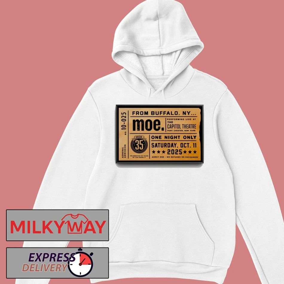Moe Port Chester New York Oct 11 2025 Poster Tour shirt
