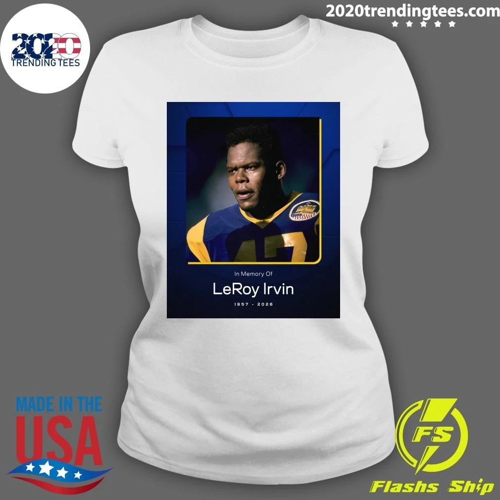 In Memory Of LeRoy Irvin 1957-2026 Shirt