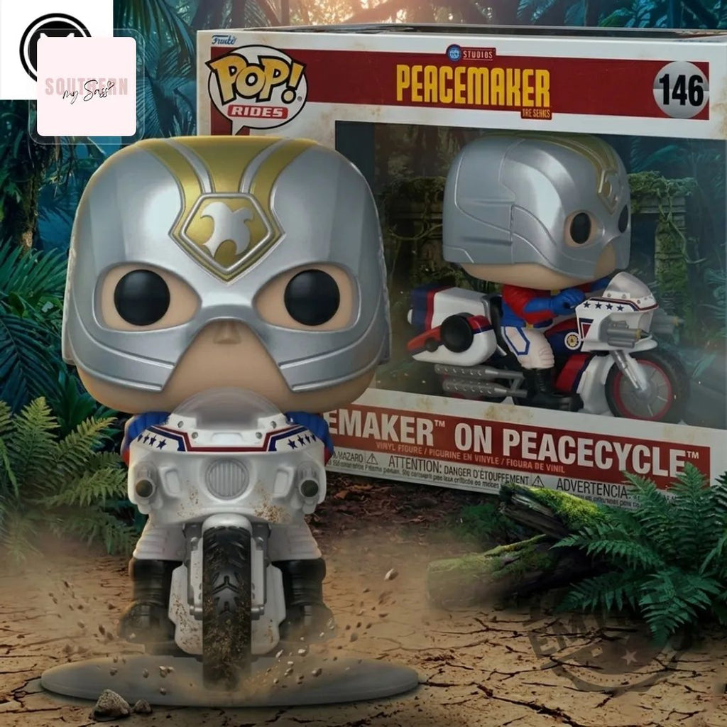 Peacemaker On Peacecycle Rides The Series #146 Pop Figure Doll