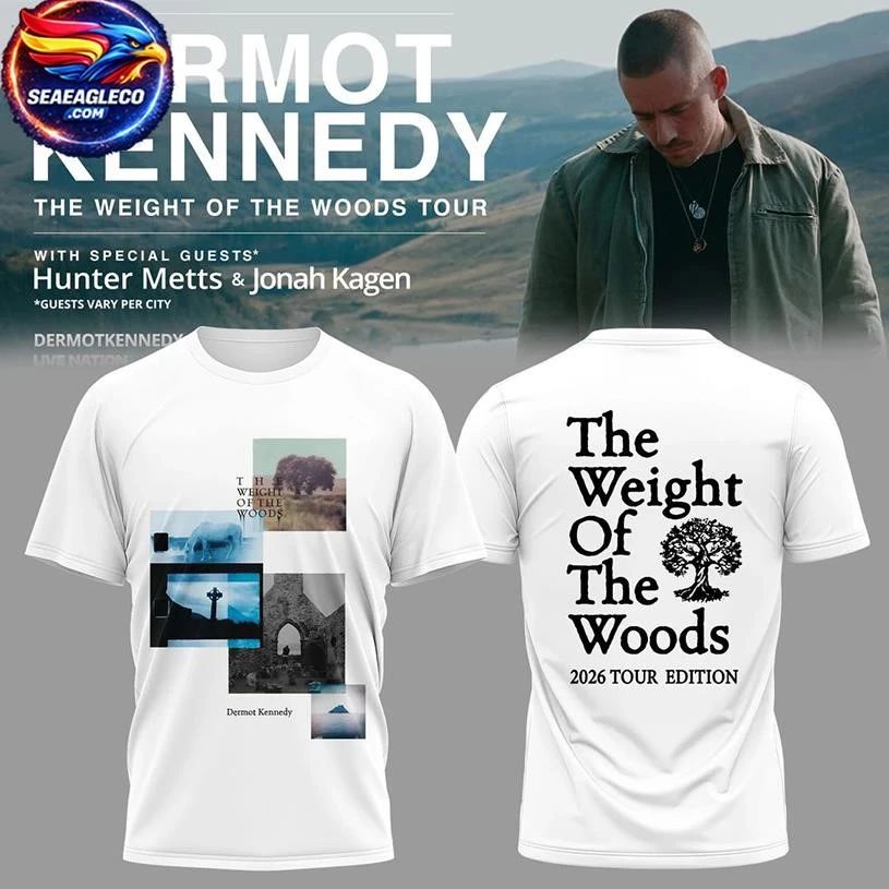 Dermot Kennedy The Weight of the Woods Tour 2026 For Fan Two Sided Shirt
