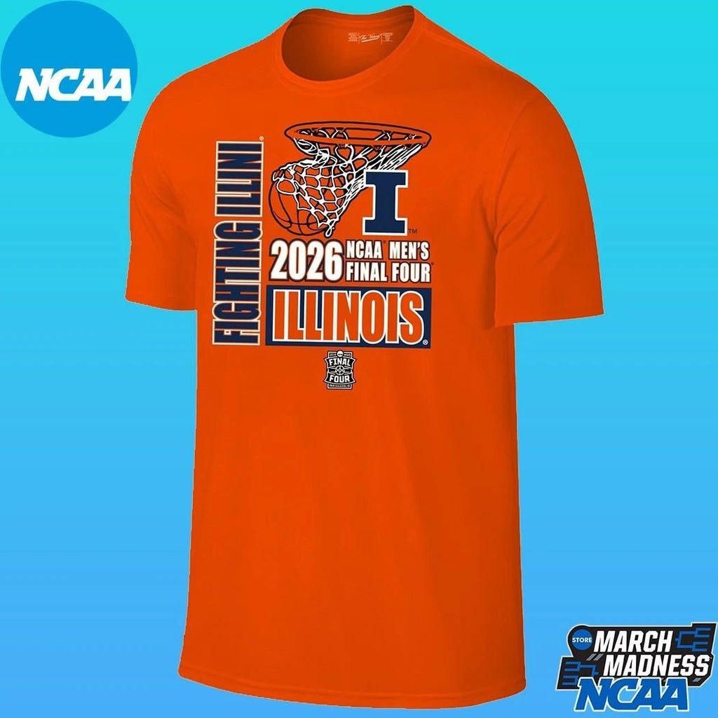 Illinois Basketball 2026 NCAA Men’s Final Four Fighting Illini Shirt