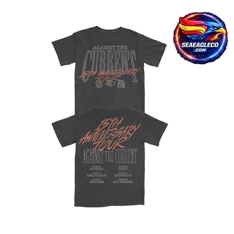 Against The Current Tour Two Sided Shirt