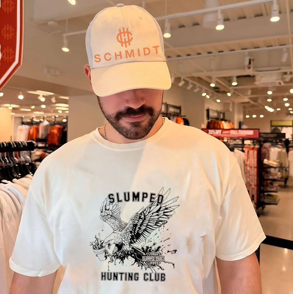 Slumped Hunting Club graphic eagle shirt