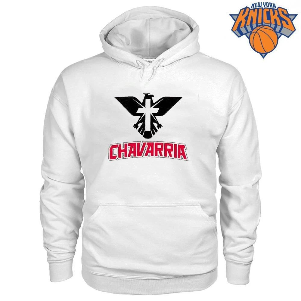 Karl-Anthony Towns in East Hampton Chavarria Eagle Cross Shirt