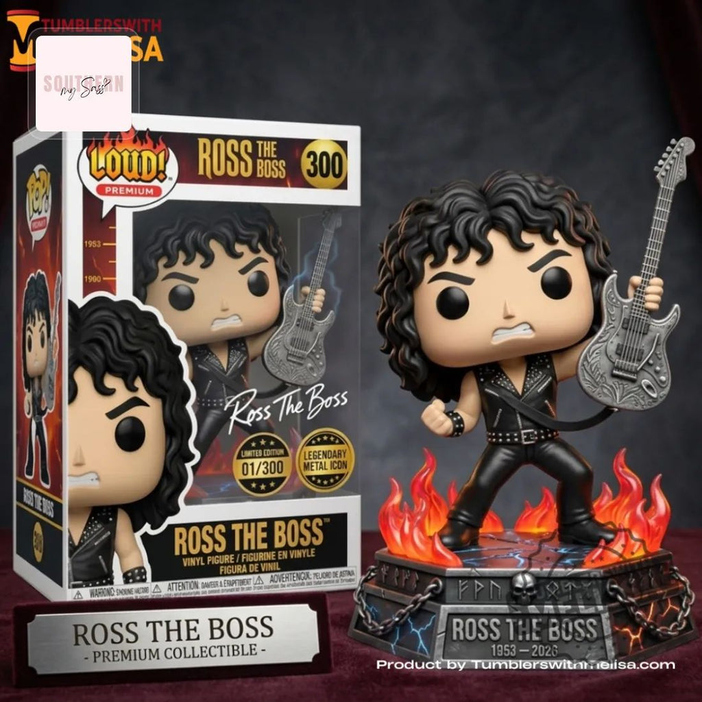 Ross The Boss Manowar The Dictators Heavy Metal Pop Figure Doll
