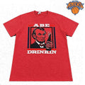 ABE DRINKIN LINCOLN Small 4th of July Drinking Humor Party USA Shirt