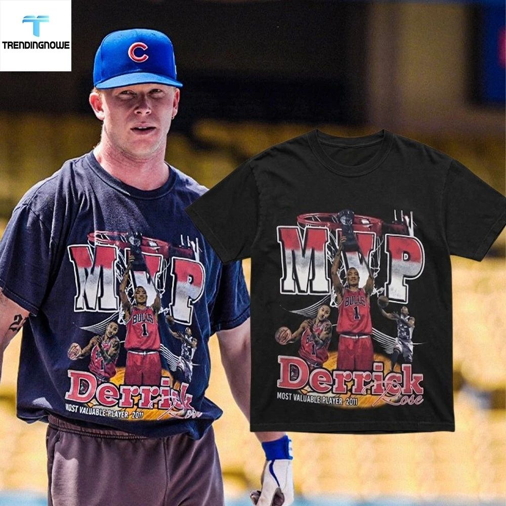 Pete Crow Armstrong Derrick Rose Shirt At Dodger Stadium