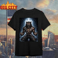 Werewolf Ripping Off Shirt Meme Graphic Shirt
