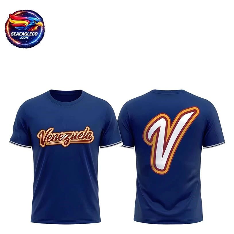 Venezuela Baseball 2026 World Baseball Classic Two Sided Shirt