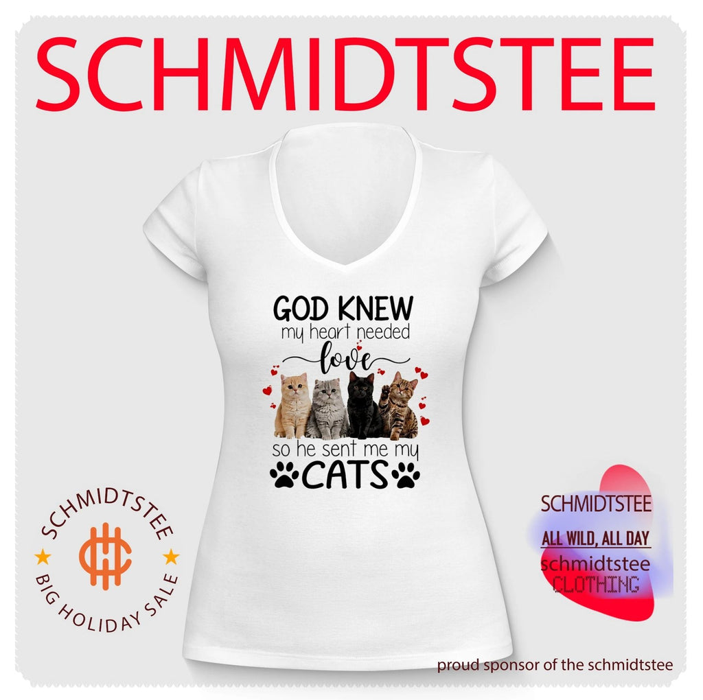 God knew my heart needed love so he sent me my cats shirt