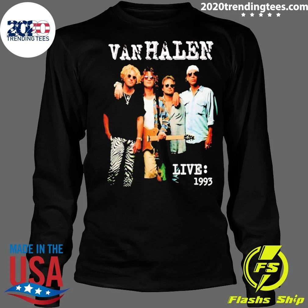 Van Halen Live World Tour 1993 Vintage Shirt