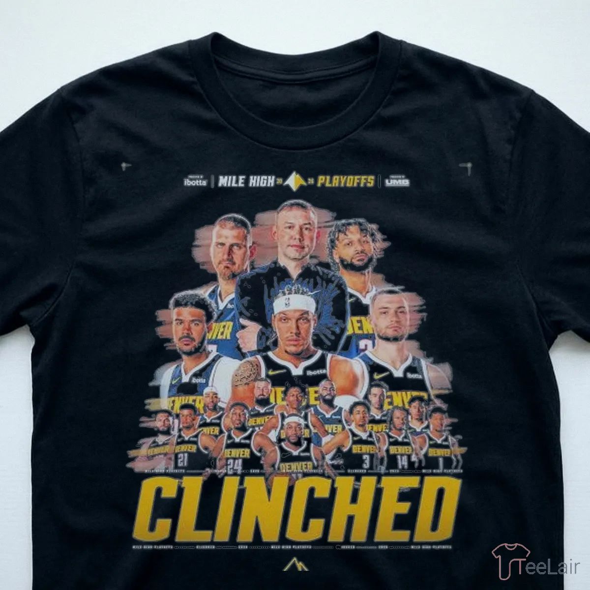 Denver Nuggets 2026 Mile High Playoffs Clinched 2026 Shirt