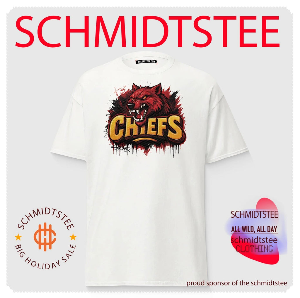 Kansas City Chiefs Distressed Wolf Logo mascot shirt