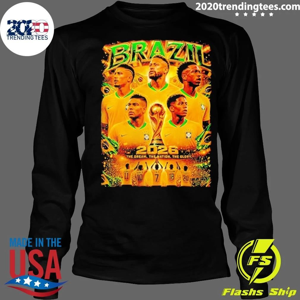 The Dream The Nation The Glory Brazil World Cup 2026 Vintage Shirt