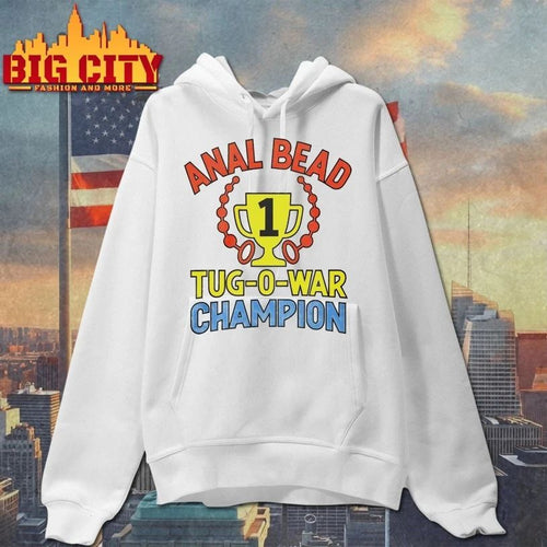 Anal Bead Tug Of War Champion Dark Meme T-shirt