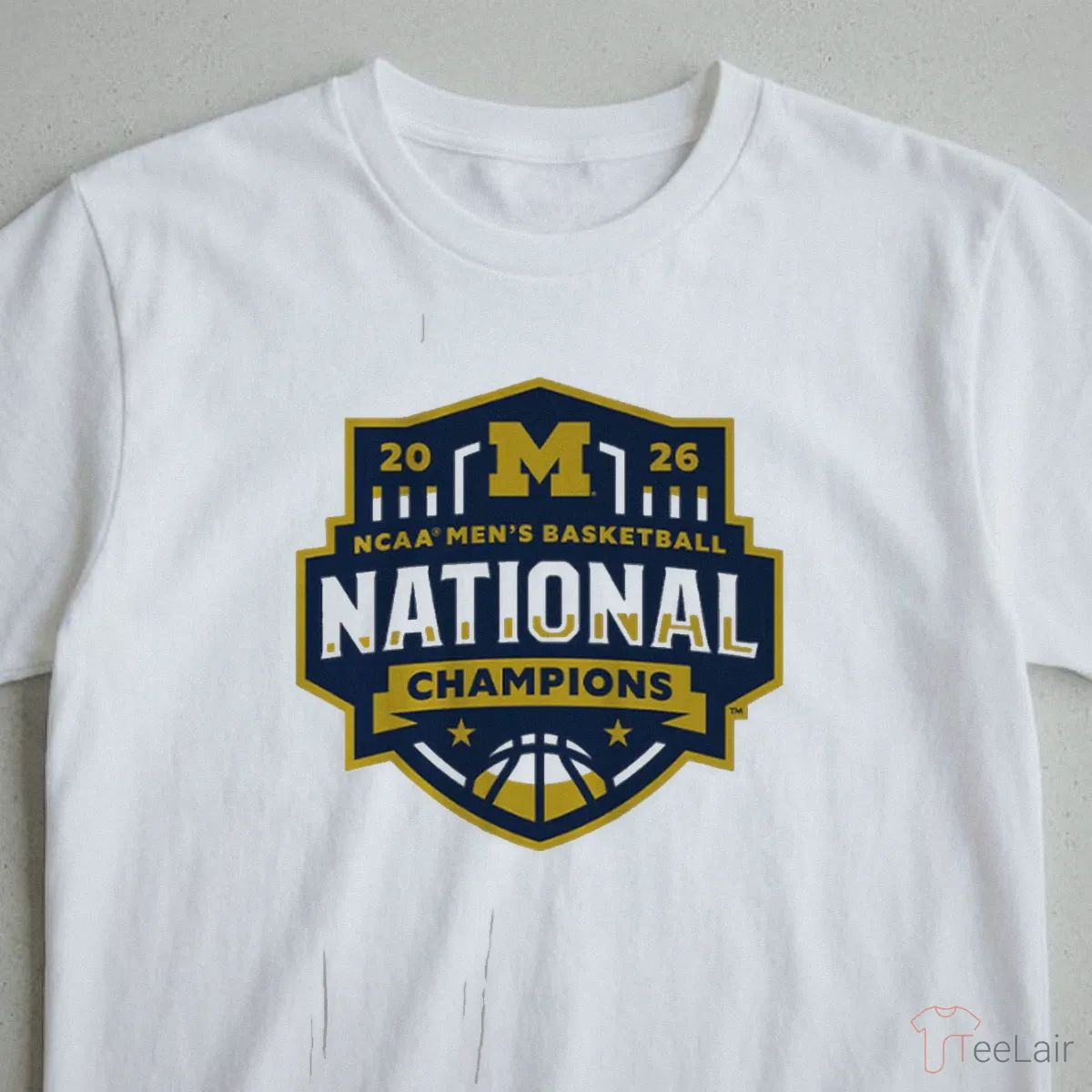 Michigan Wolverines MBB 2026 National Champions Logo Shirt