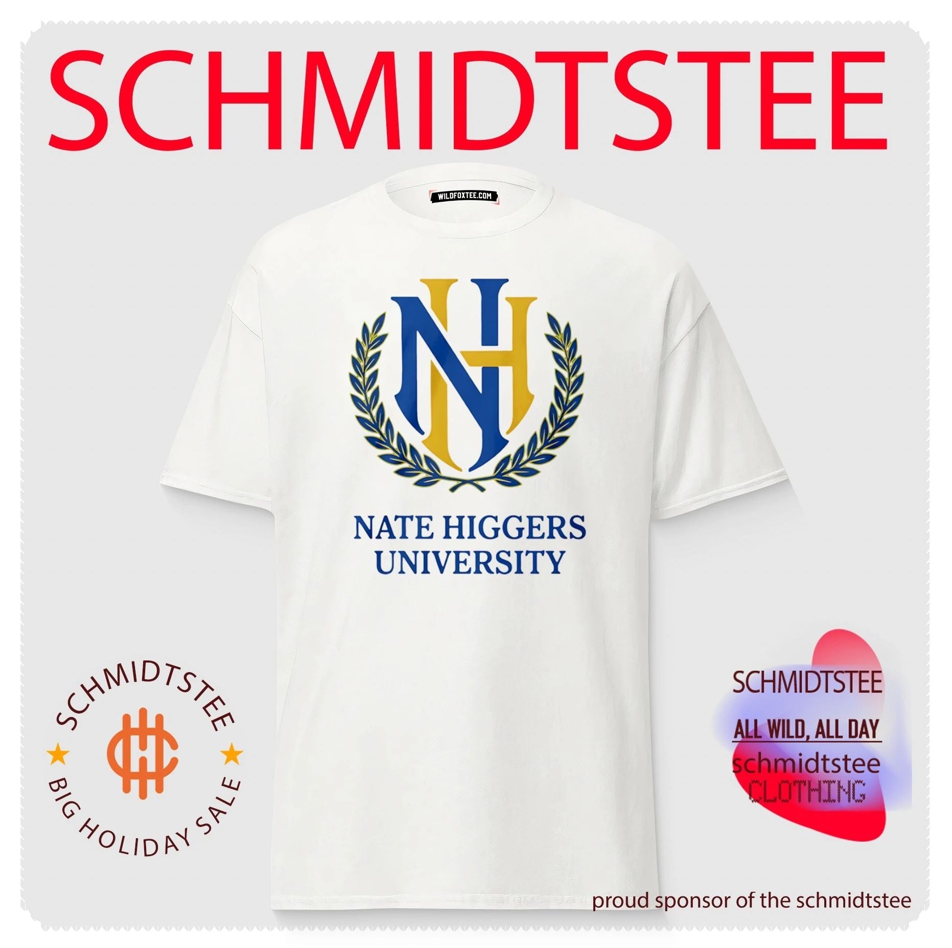 Nate Higgers University Logo Shirt