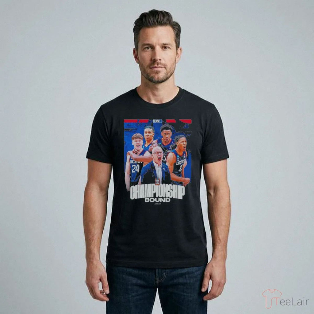 Uconn Huskies Mens Basketball Championship Bound 2026 Ncaa Final Four In Indianapolis Shirt