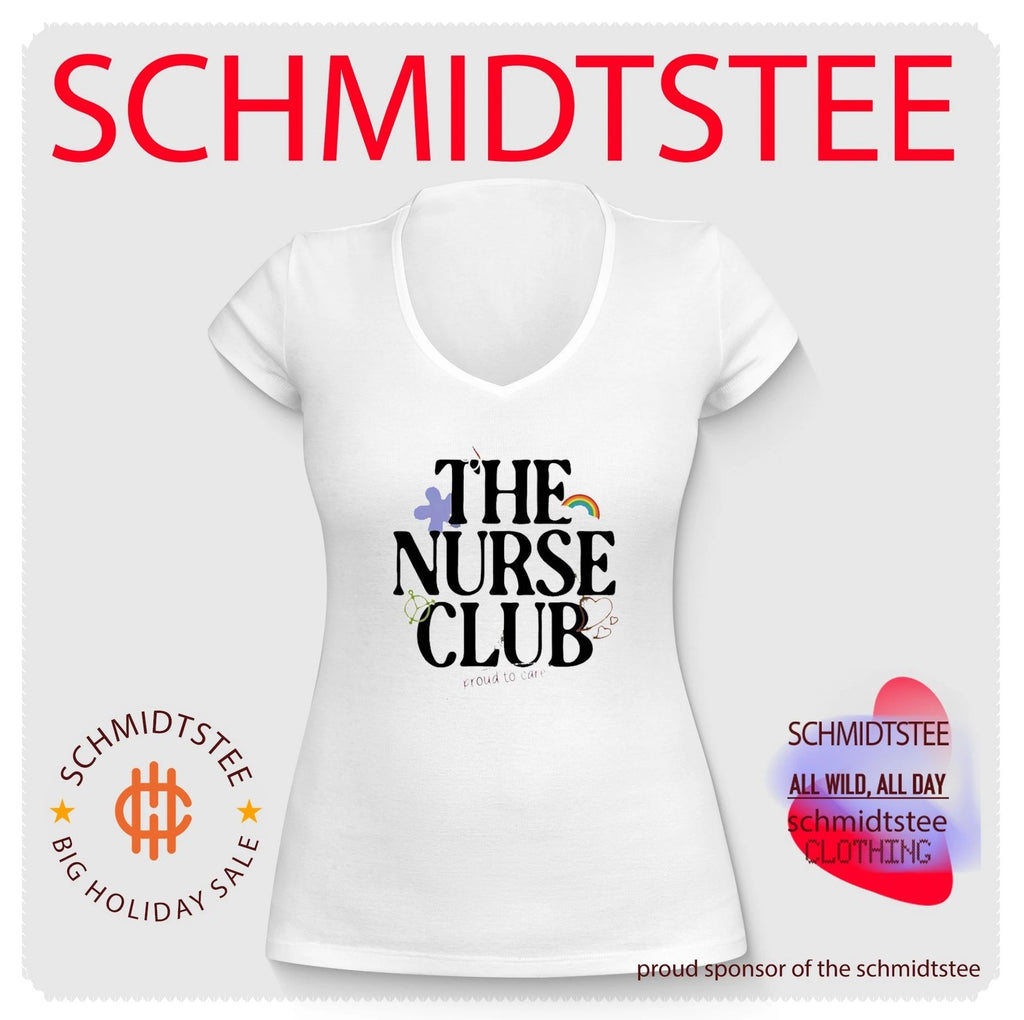 The Nurse Club Proud to Care Pride Rainbow shirt