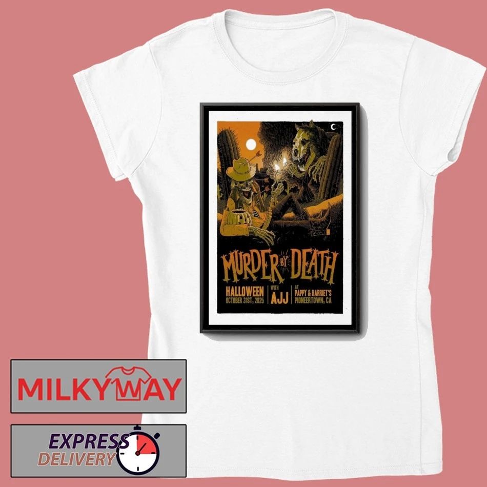 Murder By Death Halloween 2025 Poster shirt