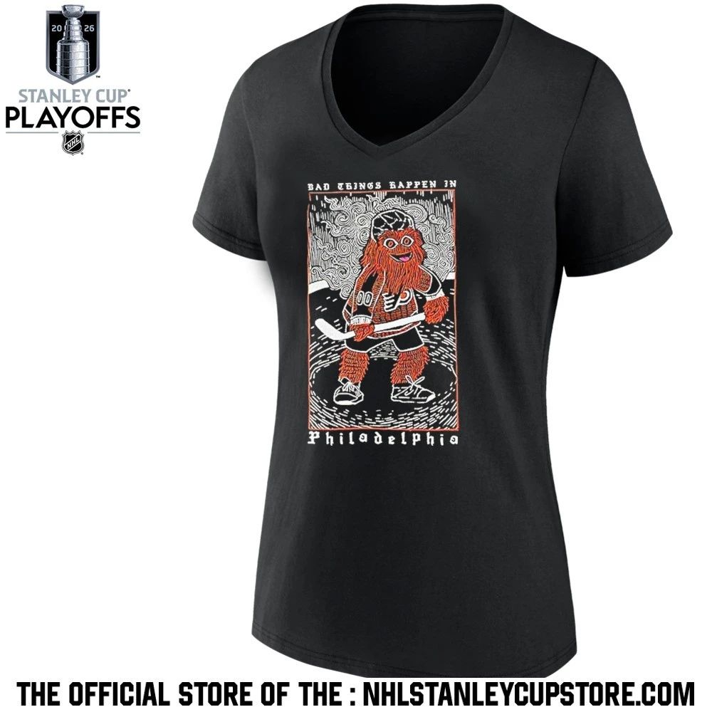 Flyers Bad Things Happen In Philadelphia Gritty Art Shirt
