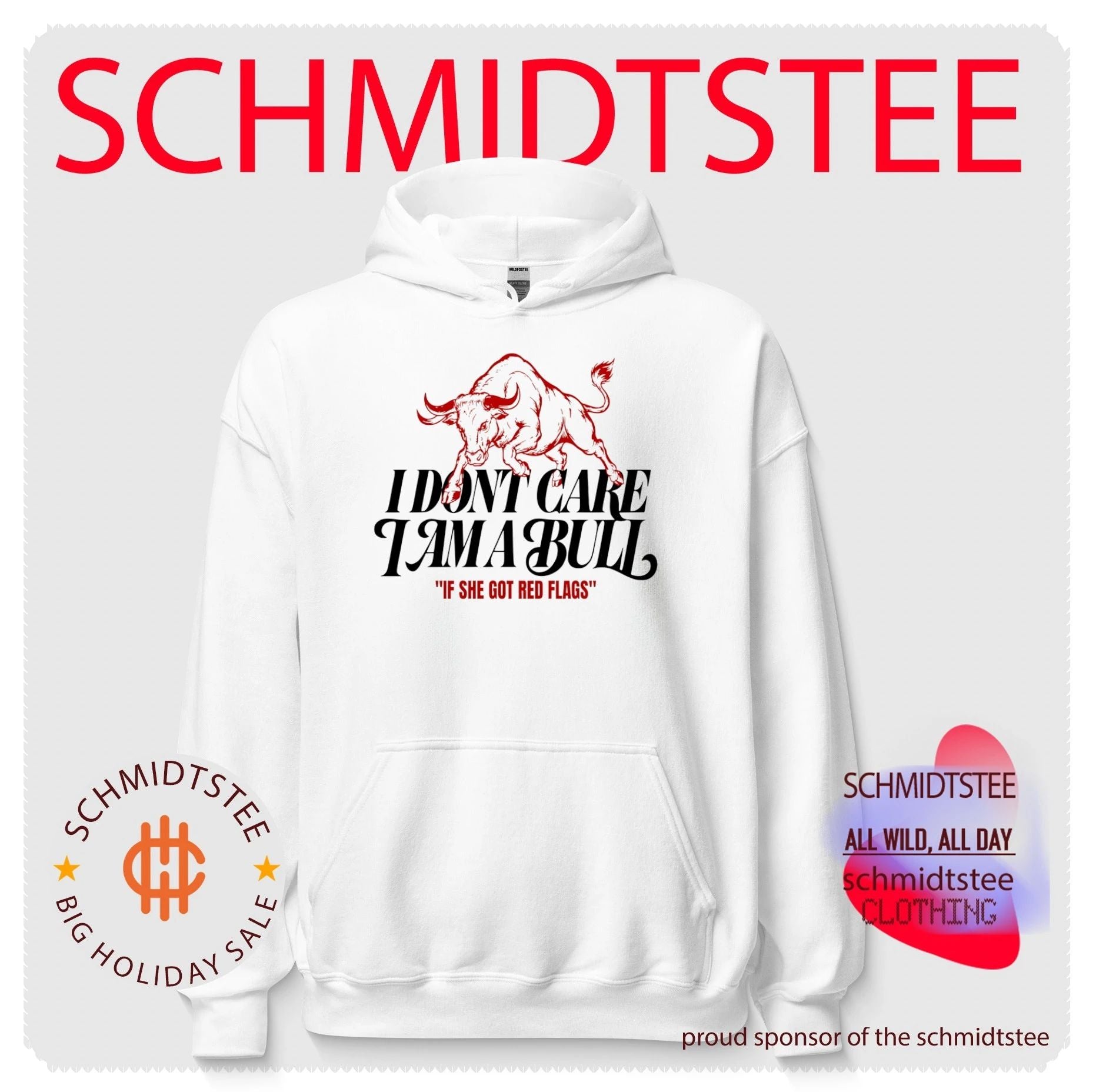 I Don’t Care I Am a Bull If She Got Red Flags shirt