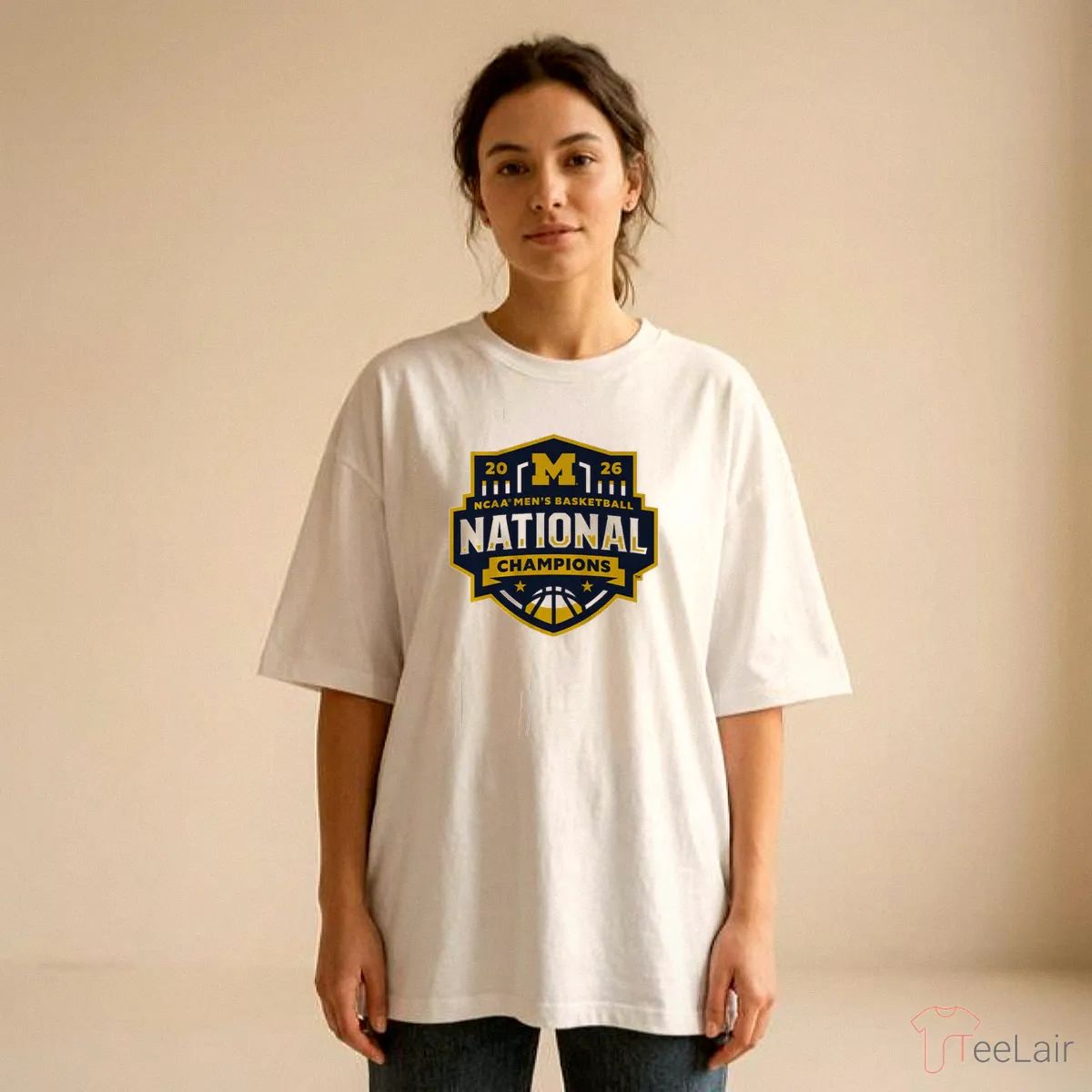 Michigan Wolverines MBB 2026 National Champions Logo Shirt