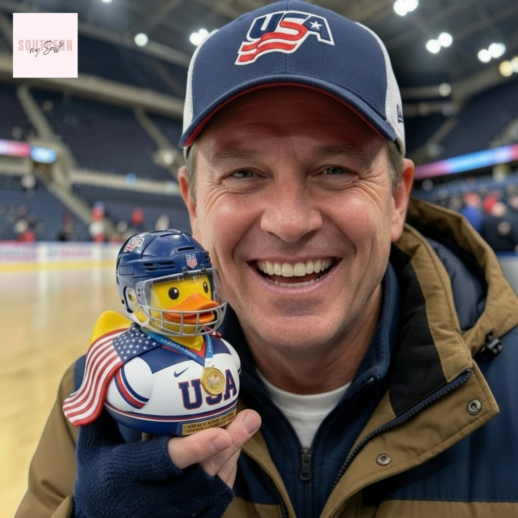 USA Hockey Gold Medal Collectible Rubber Duck