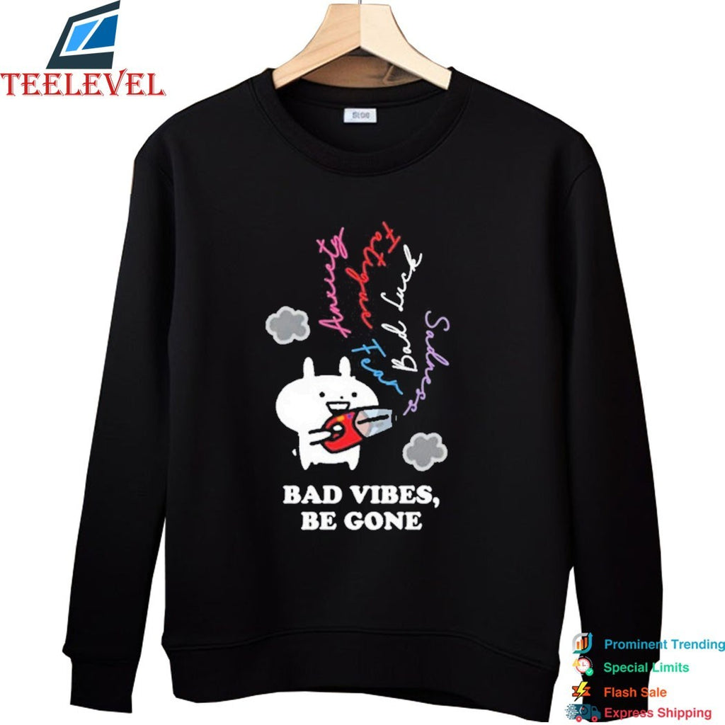 Usagyuuun Bad Vibes Be Gone Shirt
