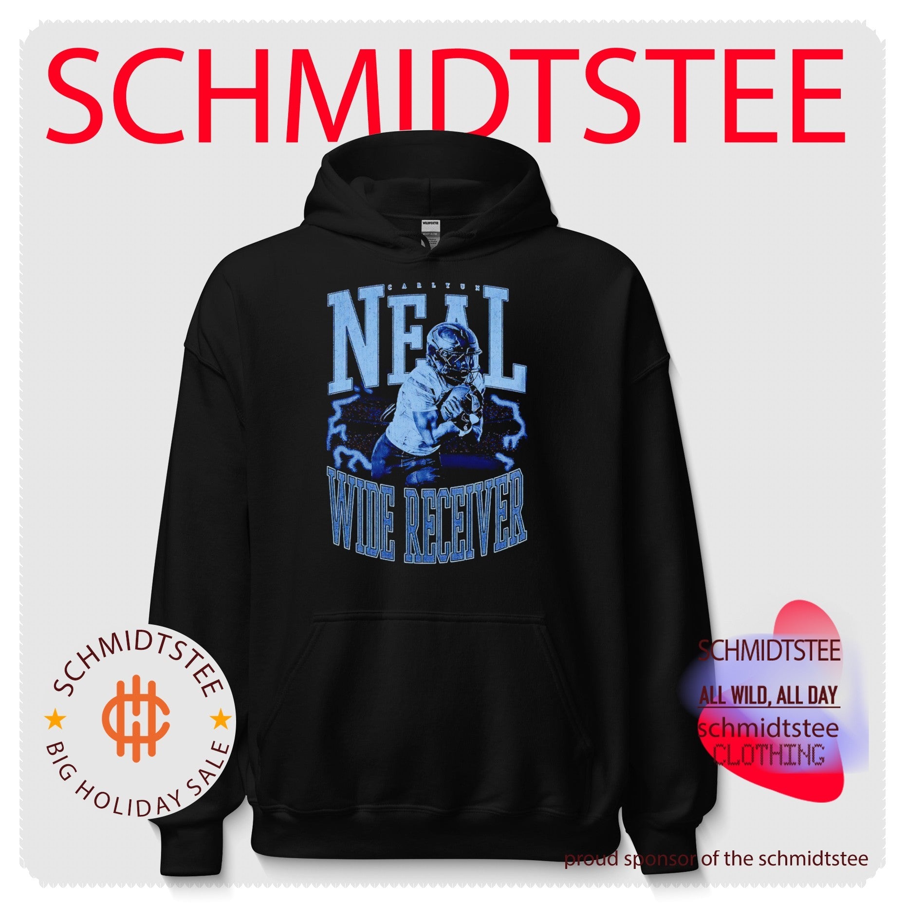 Carlyun Neal Wide Receiver football athlete shirt